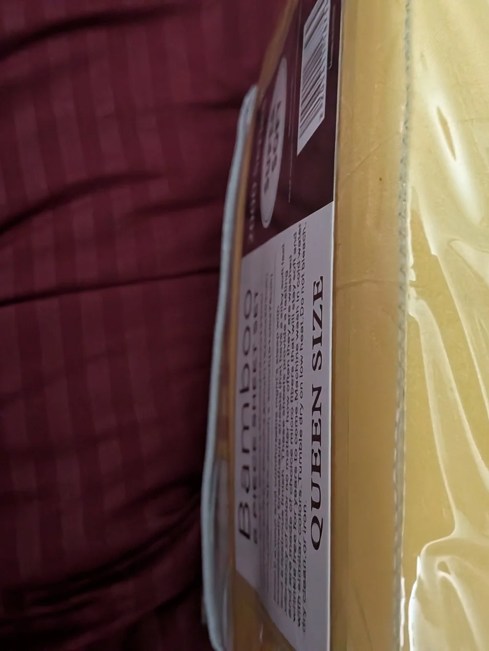 BAMBOO Yellow 6-Piece Queen Sheet Set - Soft Finish